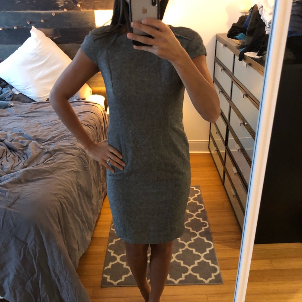 Zara gray work dress